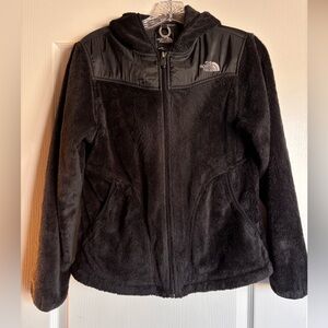 The North Face Black Osito Fleece Jacket Womens Size small hood